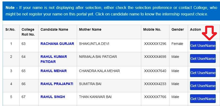 Sala Darpan Get Username Page